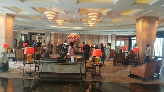Hotel lobby as recorded